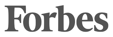 Forbes logo in gray text